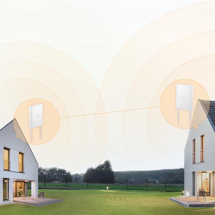 Productafbeelding Zyxel NWA55AXE 802.11ax Wifi 6 DualBand AX1800 Outdoor (1200 Mbit/s)