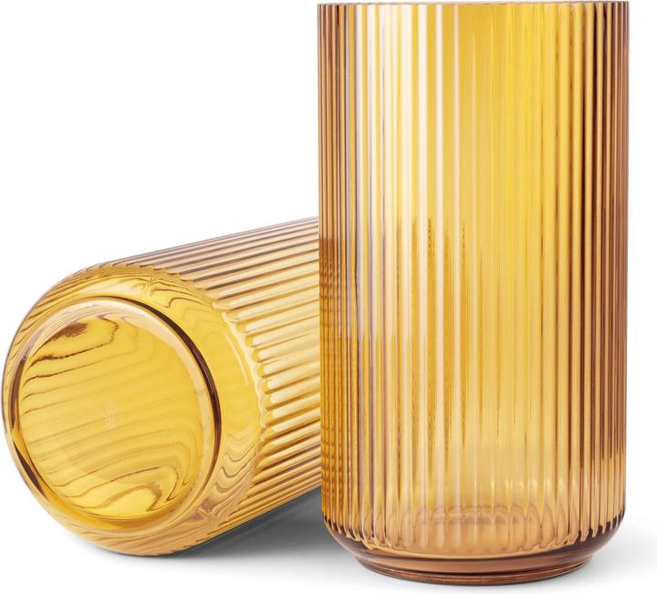 Actual product image Lyngby Glass vase amber (1 x, Ø 21 x 38 cm)