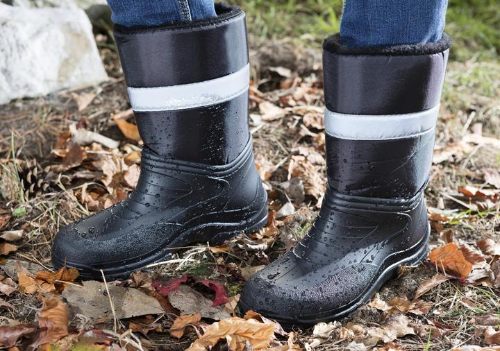 Produktbild Feldtmann Winterschlupfstiefel Skagen Gr.41 schwarz PVC/Nyl.m.Reflexstreifen (41)
