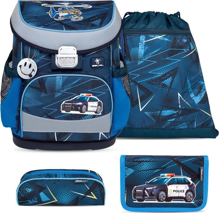 Actual product image Belmil MINI FIT Schulrucksack-Set Police (17 l)