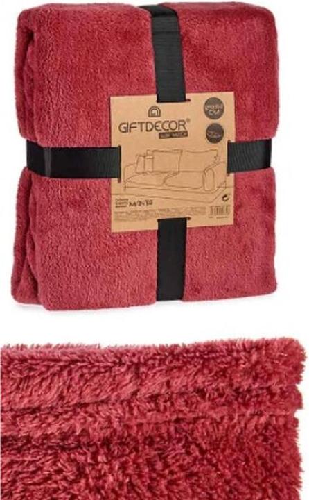 Actual product image Gift Blanket dark pink 125 x 0.5 x 150 cm (12 pieces)