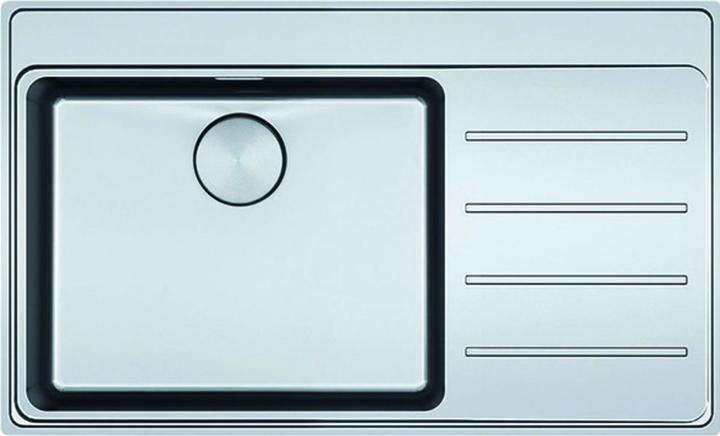 Franke Mythos MYX 211-86 Stainless steel 127.0671.488 (Fitted sink, 25.60 cm, 60 cm)
