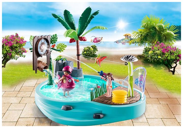 Produktbild Playmobil Spassbecken mit Wasserspritze (70610, Playmobil Family Fun)