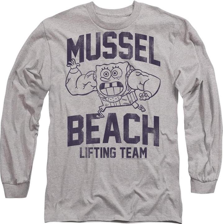 Produktbild Spongebob Squarepants Mussle Beach Lifting Team TShirt (M)