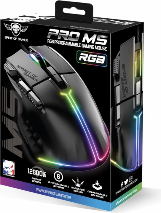 Actual product image Spirit Of Gamer Pro M5 RGB (Cable)