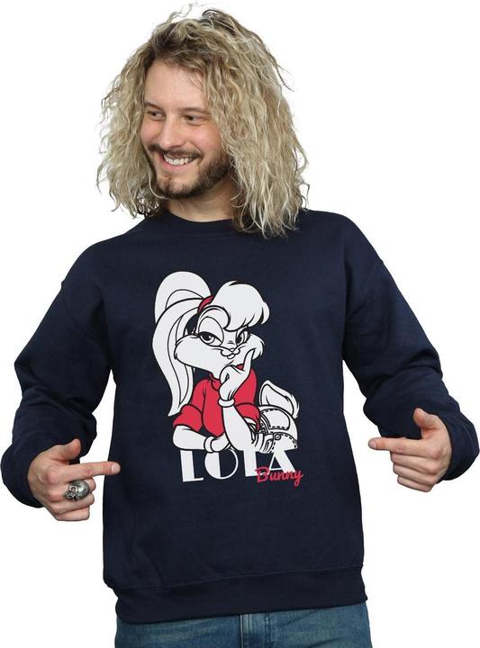 Actual product image Looney Tunes Mens Classic Lola Bunny Sweatshirt (S)