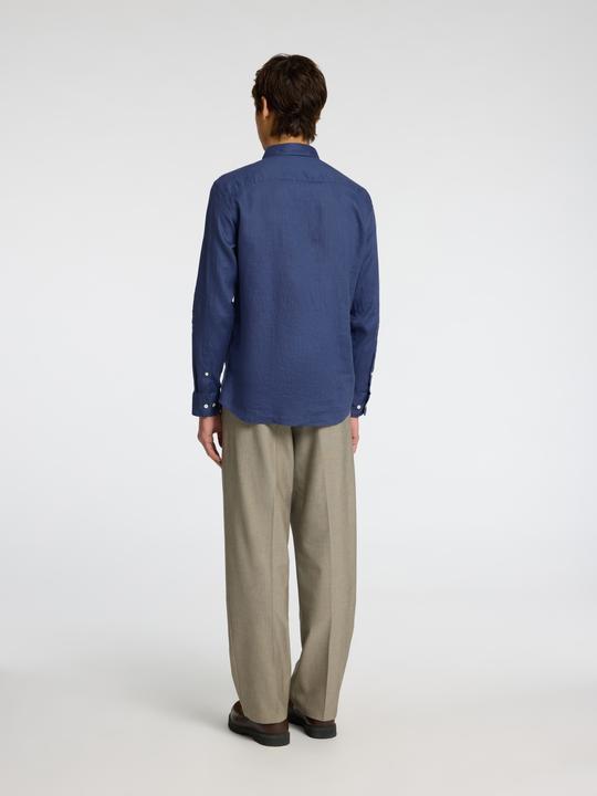Actual product image Selected Homme Slhregkylian-Linen Shirt Ls Classic Noos (L)