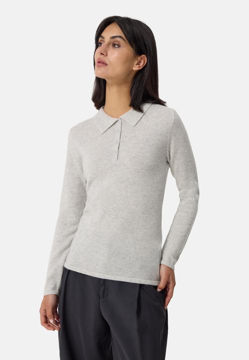 Image du produit Cash-Mere Kaschmir Poloshirt Langarm (L)