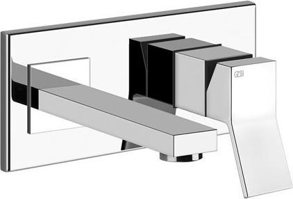 Produktbild Gessi Rettangolo K, Fertigmontageset Einhebelmischer Waschtisch mit festem Auslauf, ohne Ablaufgarni