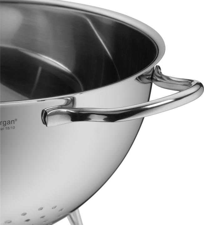 Productafbeelding WMF Vergiet Roestvrij Staal Vergiet met Pootjes Pasta Vergiet Keukenzeef 24cm Gourmet (24 cm)