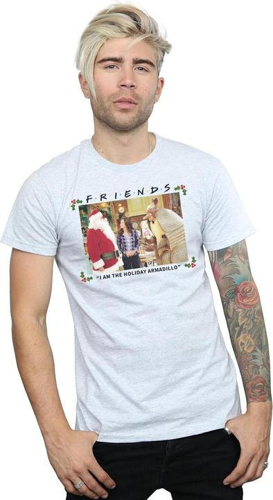 Actual product image Friends Mens I Am The Holiday Armadillo T-Shirt (XL)