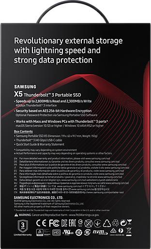 Produktbild Samsung Portable X5 (1000 GB)