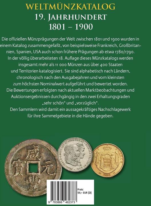 Produktbild Kahnt:Weltmünzkatalog 19. Jahrhundert (Deutsch, Helmut Kahnt, 2024)