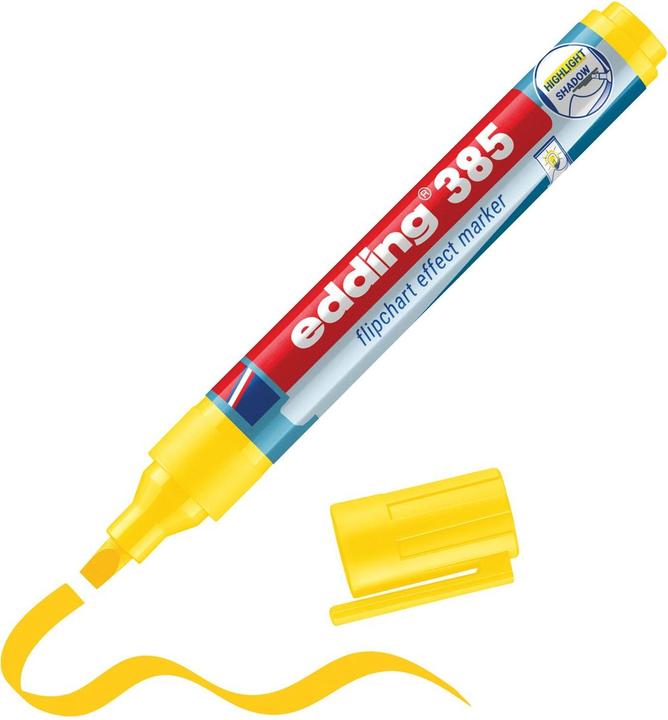 Produktbild Edding 385 - Flipchartmarker (Gelb, 5 mm, 1 x)