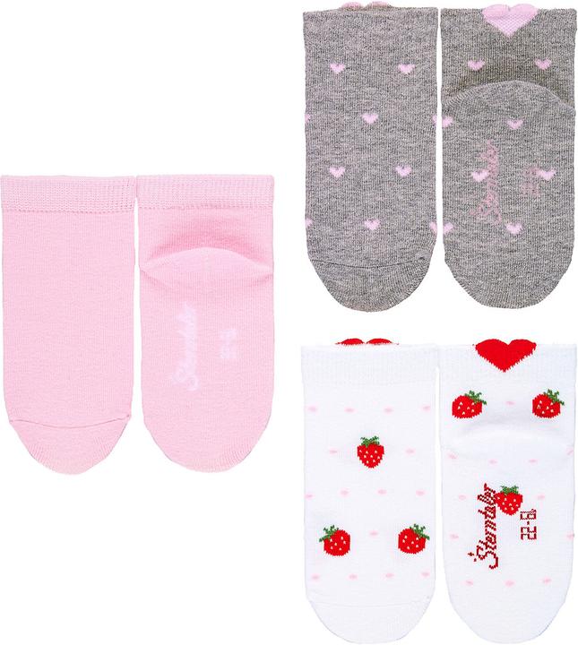 Immagine prodotto Sterntaler Calze da ginnastica 3-pack cuore (confezione da 3, 31 - 34)