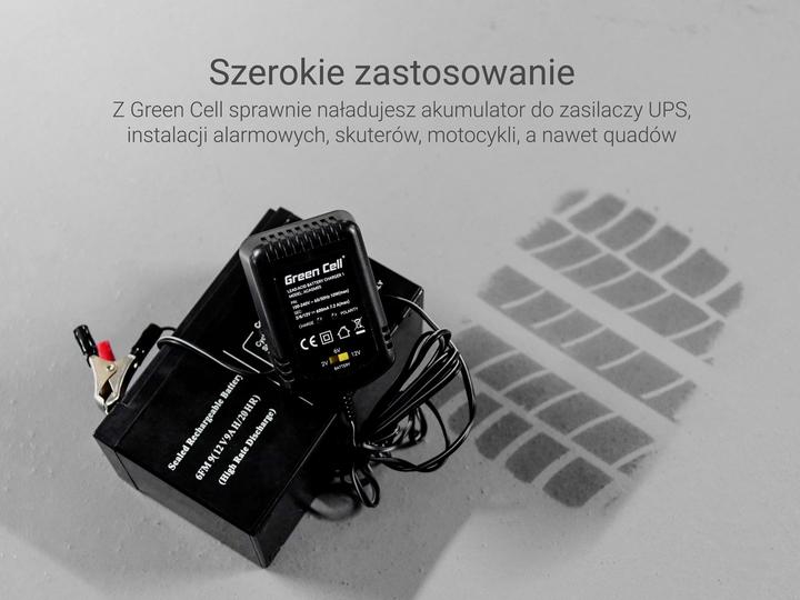 Immagine prodotto GreenCell Caricabatterie (12V, 6V, 0.60 A)