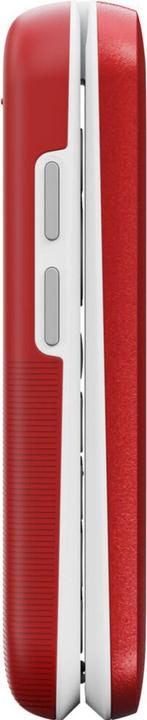 Actual product image Doro Leva L30, Clamshell, Single SIM, 7.11 cm (2.8"), 2 MP, 1150 mAh, Red, White (2.80", 2 Mpx, 4G)