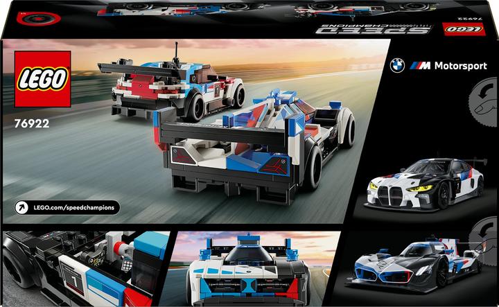 Produktbild LEGO BMW M4 GT3 & BMW M Hybrid V8 Rennwagen (76922, LEGO Speed Champions)