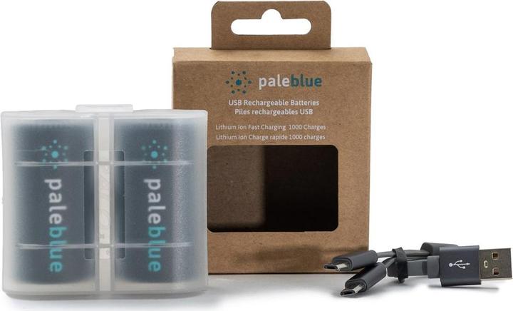 Actual product image Pale Blue Batteries D (2 pcs., D, 5000 mAh)