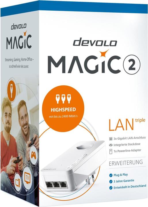 Immagine prodotto Devolo Magia 2 LAN tripla (2400 Mbit/s)