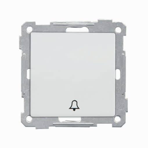 Produktbild Mutlusan Candela Modul Taster Glocke Klingel Schalter weiss
