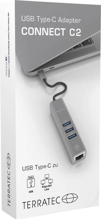 Actual product image Terratec Connect C2 (USB-C, 4 Ports)
