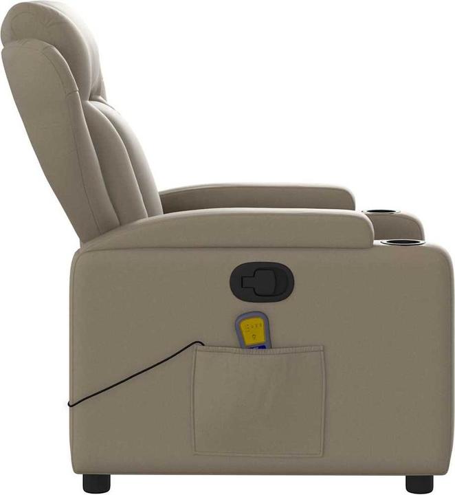 Produktbild VidaXL Massagesessel Cappuccino-Braun Kunstleder,Farbe