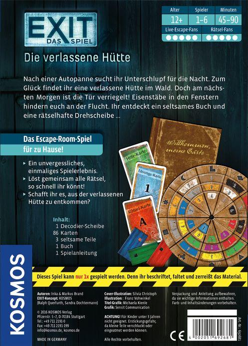 Image du produit Kosmos Exit – La cabane abandonnée (Allemand)