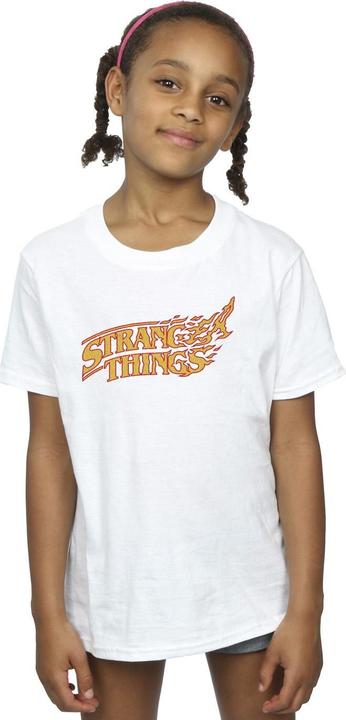 Immagine prodotto Netflix Stranger Things Logo Breaking Maglietta Ragazze (152, 158)