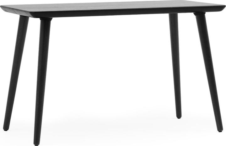 Image du produit Oakywood Classic Desk - Bureau classique en bois massif - Noir / 120x60 - (120 x 60 cm)