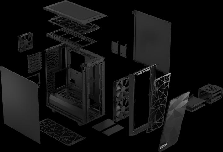 Produktbild Fractal Meshify 2 Compact Black Solid (ATX, mATX, Mini-ITX)