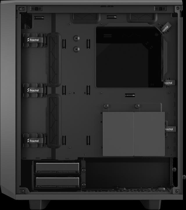 Actual product image Fractal Meshify 2 Compact Gray TG Light (ATX, mATX, Mini-ITX)