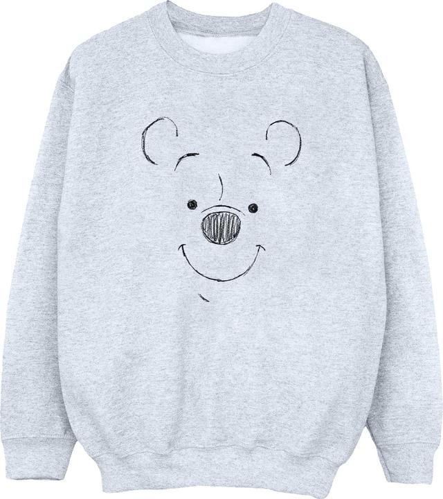 Actual product image Disney Womens/Ladies Winnie The Pooh Winnie The Pooh Face Sweatshirt (XL)