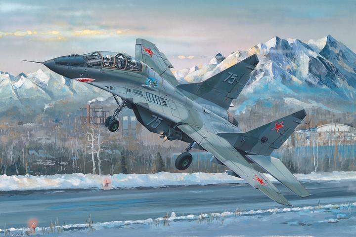 Image du produit Trumpeter MIG-29UB russe Fulcrum