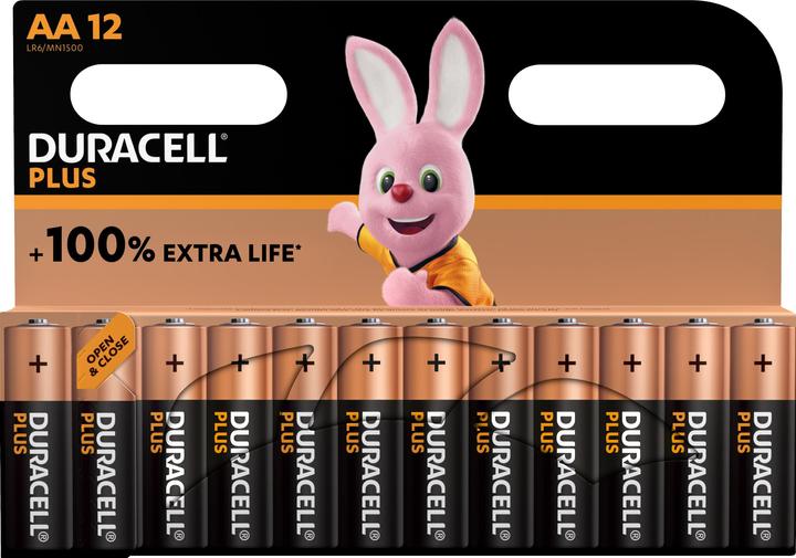 Produktbild Duracell Plus Power (12 Stk., AA, 2850 mAh)