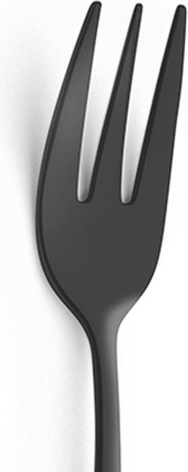 Image du produit Amefa AUSTIN Kuchengabel Set 6-teilig, PVD schwarz, satiniert (6 pièce(s), Fourche)