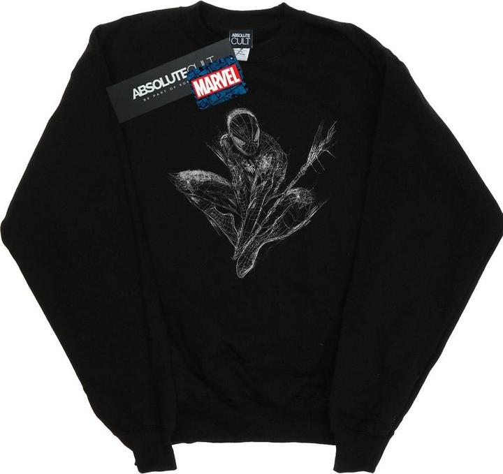 Image du produit - Sweat SPIDER-MAN WEB CROUCH - Homme (S)