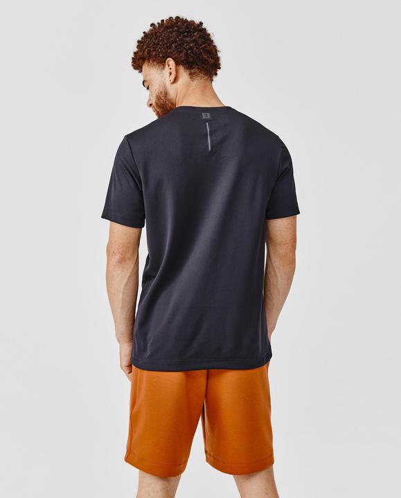 Produktbild Kalenji Laufshirt kurzarm Herren atmungsaktiv - KIPRUN 100 Dry schwarz (M)
