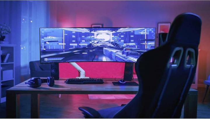 Actual product image Ergotron Hx Desk Monitor Arm (Table, 49")