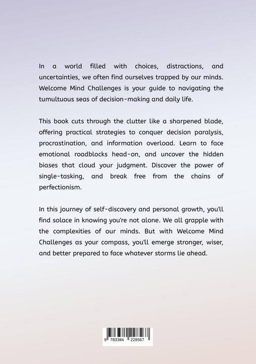 Produktbild Welcome Mind Challenges (Deutsch, Maher Asaad Baker, 2024)