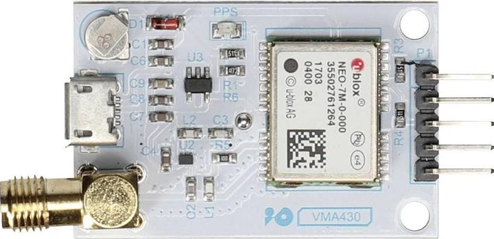 Image du produit Whadda WPI430 Module GPS U-BLOX NEO-7M pour Arduino®.