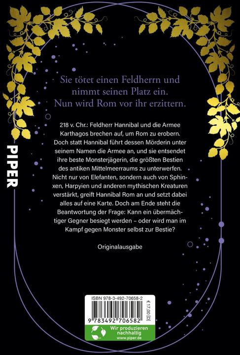Produktbild Piper Vogt:Ich, Hannibal (Deutsch, Christian Vogt, Judith C. Vogt, 2024)