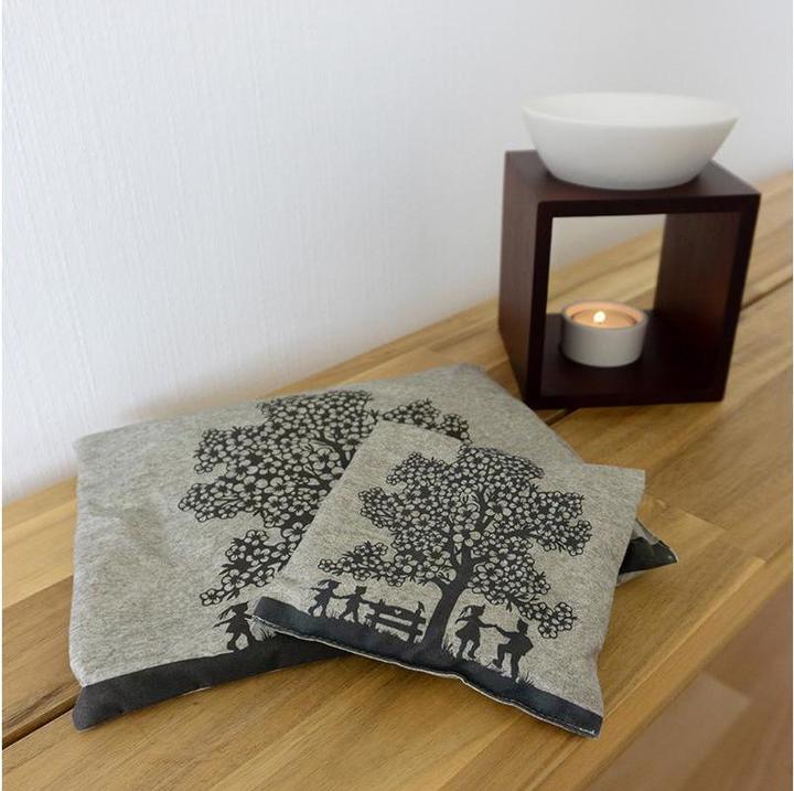 Produktbild Trendform Kissen Kirschkern 14 cm x 14 cm, Grau (14 x 14 cm)