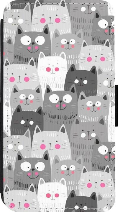Immagine prodotto PhoneLook Cover Portafoglio Gatto Nero Flocks (Apple iPhone 13 mini)