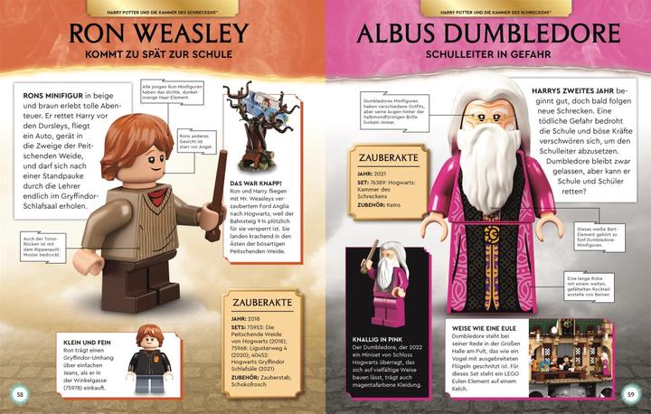 Actual product image Lego Harry Potter Lexikon der Minifiguren (German, Elizabeth Dowsett, 2023)