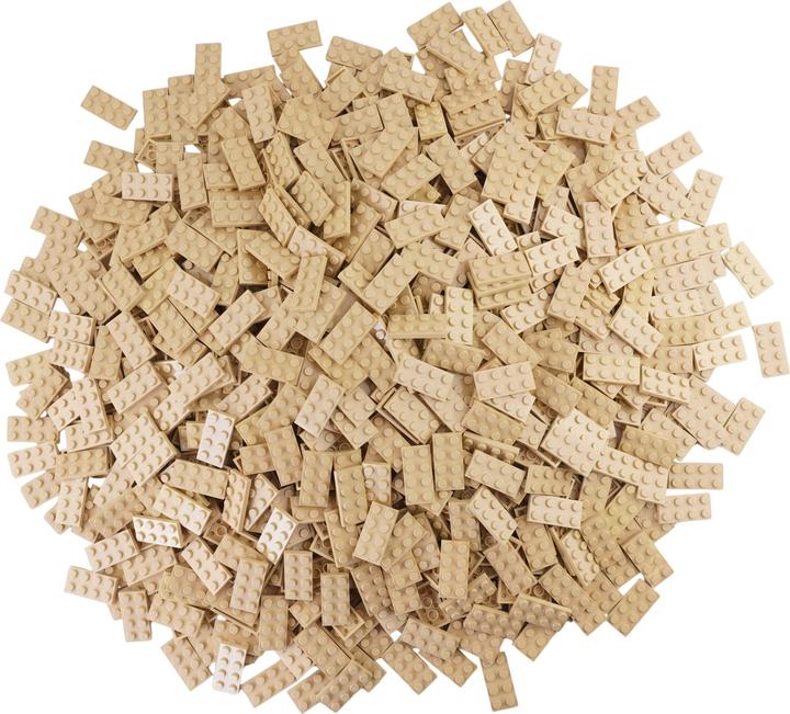 Image du produit LEGO 2x4 Panneaux de construction Beige - 3020 NOUVEAU! Quantité 250x (3020, LEGO Classic)