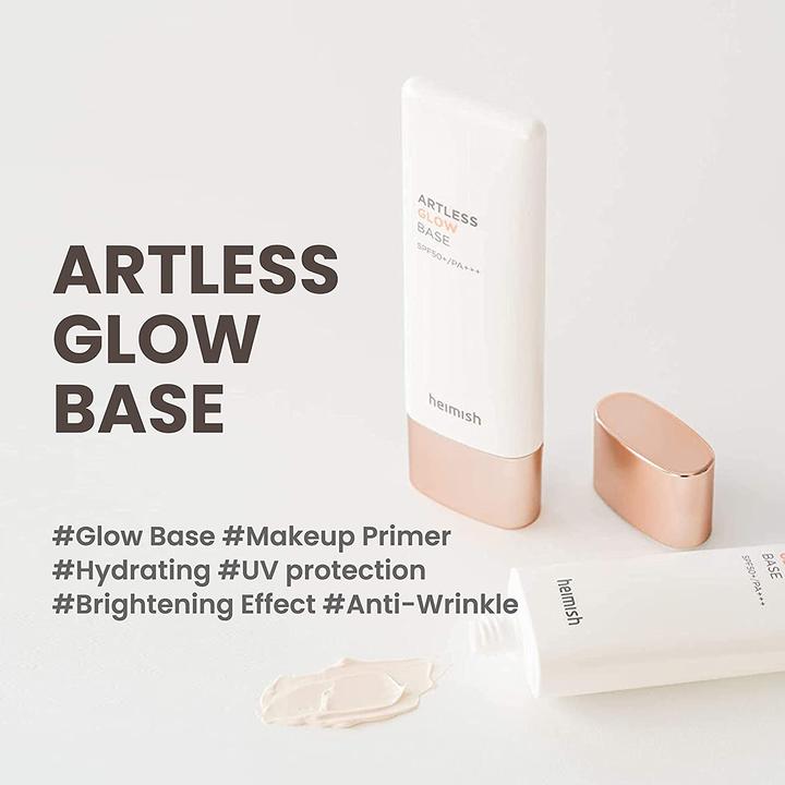 Actual product image Heimish Artless Glow Base (Sun cream face, SPF 50+, 40 ml, 40 g)