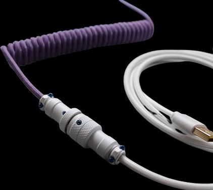 Produktbild Ducky Premicord Creator Spiralkabel, USB Typ C auf Typ A (1.80 m, USB 2.0)