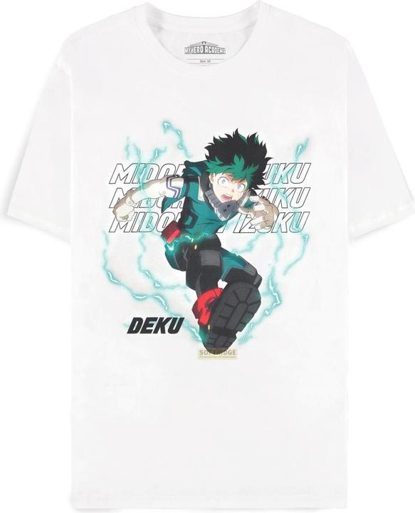 Difuzed My Hero Academia T-Shirt White Deku (L) (L)