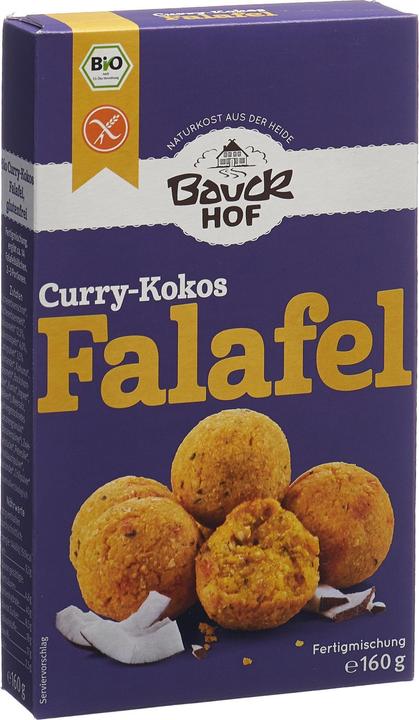 Image du produit Bauckhof falafel curry-noix de coco sans gluten (160 g)